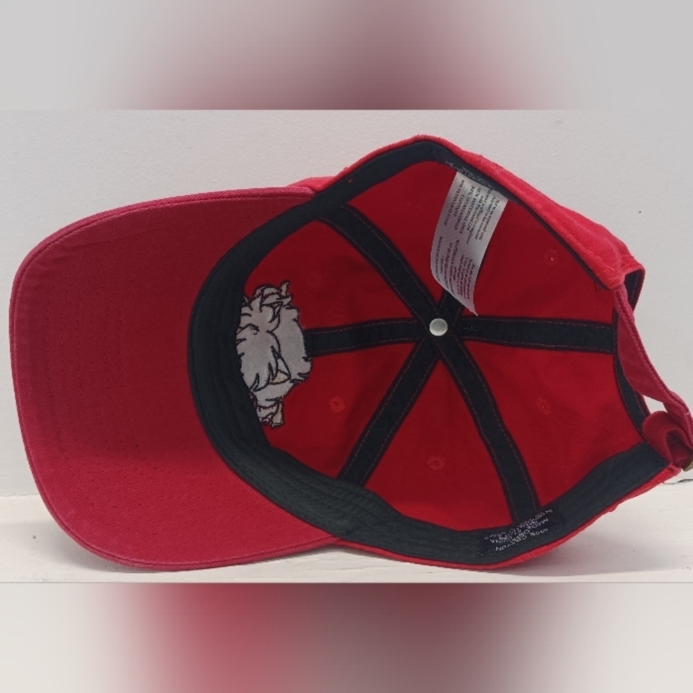 Inuyasha 2009 Sit Boy! Embroidered Adjustable Red Buckle Hat Cap Hot Topic * New - Picture 5 of 9